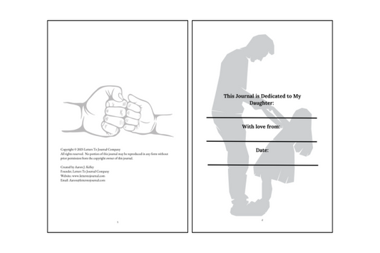 Letters to My Daughter - A Keepsake Journal for Fathers and Daughters