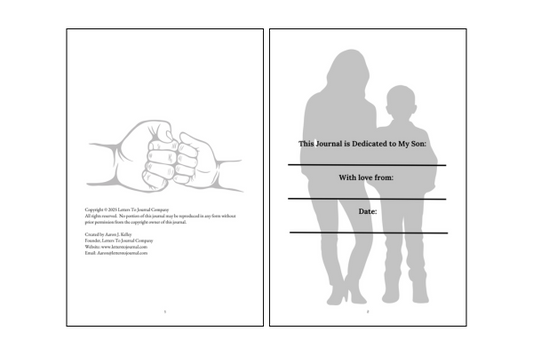 | PRE-ORDER | Letters to My Son - A Keepsake Journal for Mothers and Sons