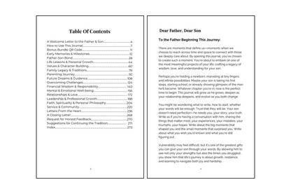 Letters to My Son - A Keepsake Journal for Fathers and Sons