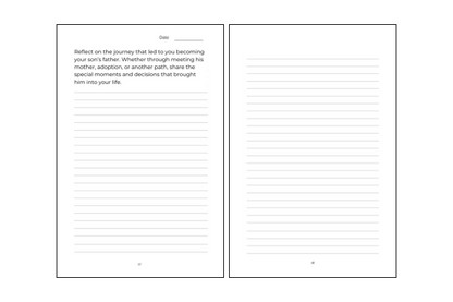 Letters to My Son - A Keepsake Journal for Fathers and Sons