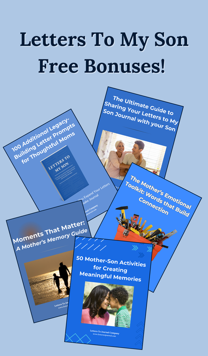 Letters to My Son - A Keepsake Journal for Mothers and Sons